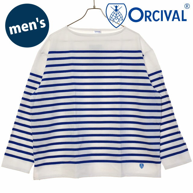 オーシバル ORCIVAL ボートネック ロングスリーブプルオーバー [#6231 SS25] BOAT NECK LONG SLEEVE P.O. フランス製 メンズ トップス ..