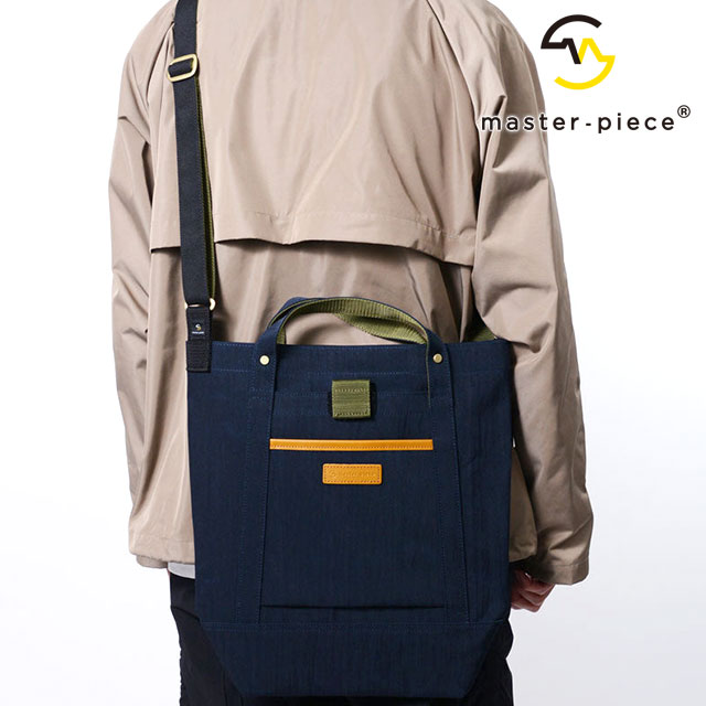 樂天商城 - 【最大100%ポイントバック】マスターピース master-piece ショルダーバッグ [02344-v2 SS25] link SHOULDER BAG メンズ・レディース 鞄 日本製 縦型ショルダー 通勤通学 NAVY 正規取扱店