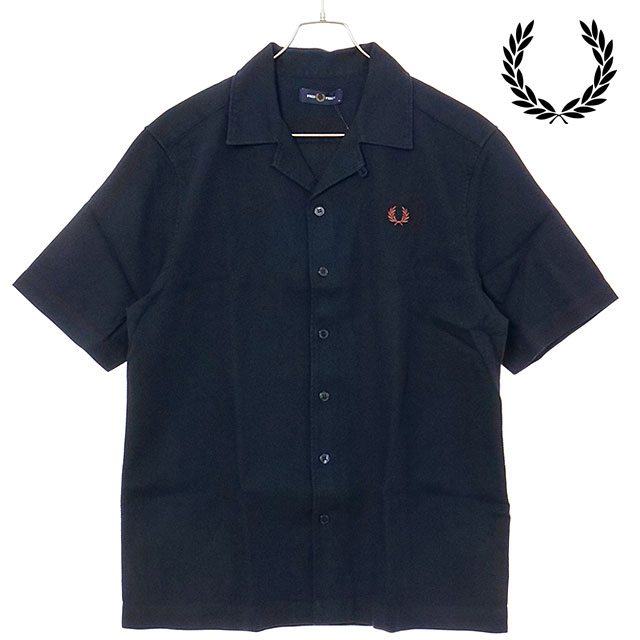 フレッドペリー FRED PERRY ピケ テクスチャードリヴィアカラーシャツ [M7774-248 ...