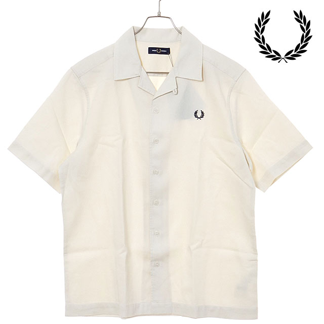 フレッドペリー FRED PERRY ピケ テクスチャードリヴィアカラーシャツ [M7774-560 ...