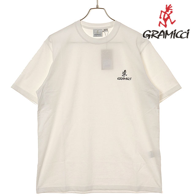 樂天商城 - 【最大100%ポイントバック】グラミチ Gramicci ワンポイントロゴティー [G4SU-T096 SS25] ONE POINT LOGO TEE メンズ・レディース トップス 半袖Tシャツ コットンポリエステル WHITE 【メール便可】 正規取扱店