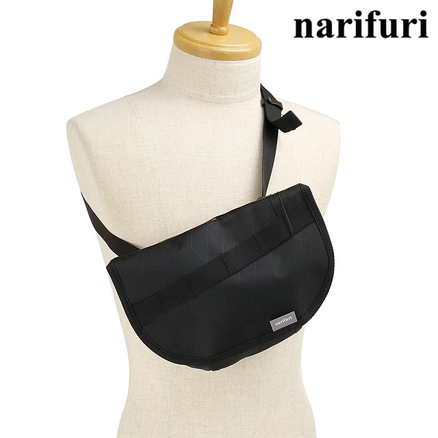 【最大100%ポイントバック】ナリフリ narifuri ヒップバッグ [NF8030 SS25] HIP BAG メンズ・レディース 鞄 ショルダーバッグ BLACK 正規取扱店【cp】