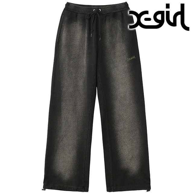 樂天商城 - 【30%OFF/SALE】【ラスト1着】エックスガール X-girl フェイデッド スウェットパンツ [105252031001 SU25] FADED SWEAT PANTS レディース ボトムス ルーズシルエット xgirl OLIVE オリーブ 正規取扱店【ts】【e】