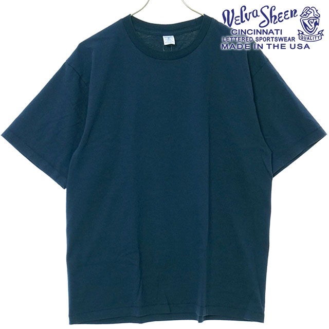 ں߸˸¤ۥ٥Х VELVA SHEEN 1ѥå 硼ȥ꡼ 롼ͥå T [162319 SS25] 1PAC S/S C/N TEEMADE IN USA  ꥫ ȥåץ ̵Tee NAVY ڥ᡼زġ 谷Źts