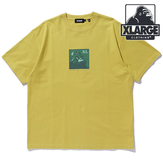 乐天商城 - 【30%OFF/SALE】エクストララージ XLARGE ゴリラヘッズ ショートスリーブTシャツ [101252011025 SU25] GORILLA HEADS S/S TEE メンズ x-large エックスラージ トップス カットソー 半袖 MUSTARD 【メール便可】 正規取扱店【ts】【e】