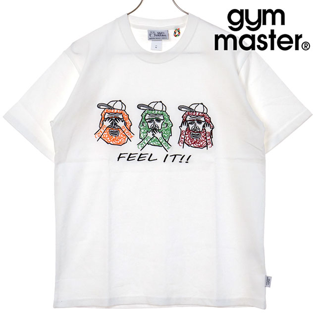 樂天商城 - 【30%OFF/SALE】ジムマスター GYM MASTER 7.4oz FEEL IT刺繍Tee [G521792-01 SU25] メンズ トップス カットソー 半袖Tシャツ ホワイト 【メール便可】 正規取扱店【e】【ts】