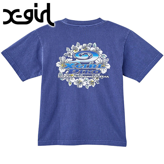 【20%OFF/SALE】エックスガール X-girl ピコ コラボ ショートスリーブTシャツ [105252011043 SS25SPOT] X-girl×PIKO S/S TEE レディース xgirl トップス 半袖 NAVY 【メール便可】 正規取扱店【ts】【e】