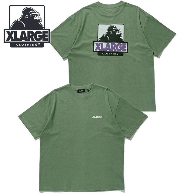 Rakuten - 【最大100%ポイントバック】エクストララージ XLARGE メンズ OG ショートスリーブTシャツ [101261011003 SS26] OG S/S TEE トップス 半袖 グリーン GREEN 【メール便可】 正規取扱店