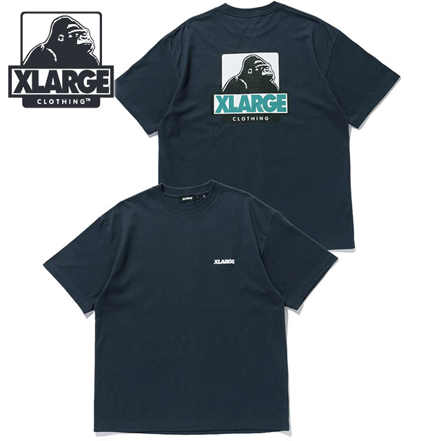 乐天商城 - エクストララージ XLARGE メンズ OG ショートスリーブTシャツ [101261011003 SS26] OG S/S TEE トップス 半袖 ネイビー NAVY 【メール便可】 正規取扱店