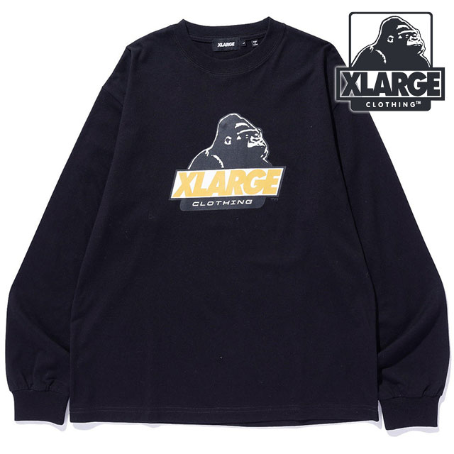 樂天商城 - エクストララージ XLARGE メンズ オールドOG ロングスリーブTシャツ [101261011006 SS26] OLD OG L/S TEE トップス カットソー 長袖 黒 BLACK 正規取扱店