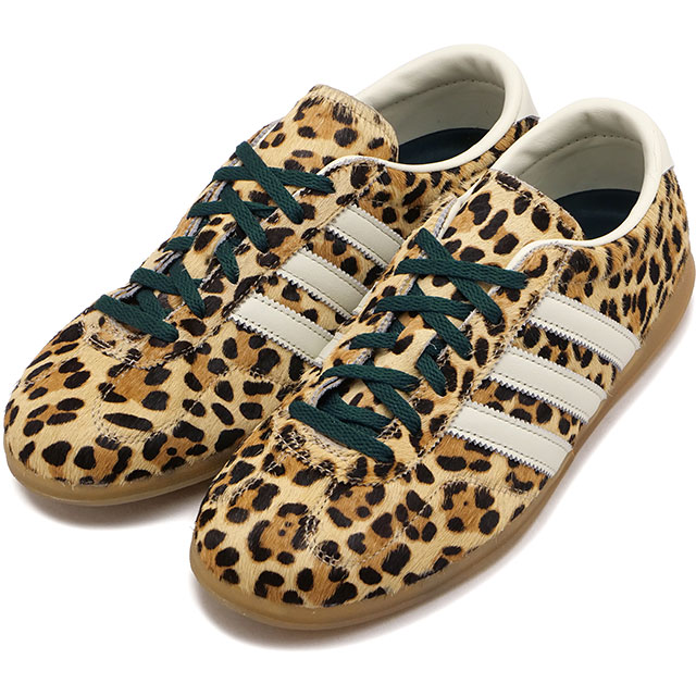 樂天商城 - 【最大100%ポイントバック】アディダス オリジナルス adidas Originals スニーカー レディース ガゼル ロウ プロ ウィメンズ [KI4207 SS26] GAZELLE LO PRO W アニマルパターン ローカット 薄底 マジックベージュ/アイボリー/ガム 正規取扱店【cp】