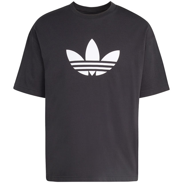 樂天商城 - 【最大100%ポイントバック】アディダス オリジナルス adidas Originals メンズ トレフォイル Tシャツ [WH294/KD4091 SS26] TREFOIL T-SHIRT トップス 半袖 ベーシック 黒 ブラック/ホワイト 【メール便可】 正規取扱店【cp】