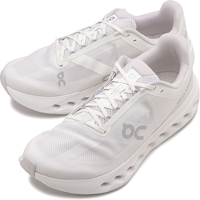 乐天商城 - オン On スニーカー メンズ クラウドサーファー ネクスト [3ME30021200 SS26] Cloudsurfer Next 厚底ランニングシューズ オフィス ジム アーバン ホワイト White/White 正規取扱店