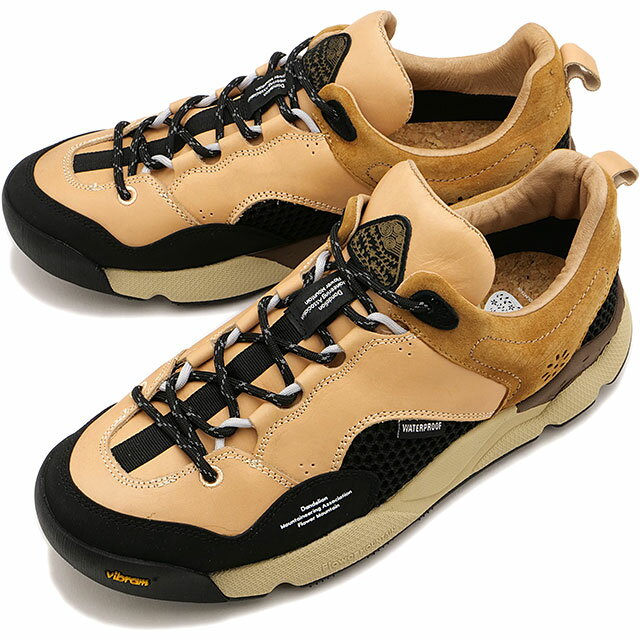 乐天商城 - 【4/30限定 最大P27倍】返品交換送料無料 フラワーマウンテン Flower MOUNTAIN スニーカー バックカントリー [FM66-1-061 FW25] BACK COUNTRY メンズ 靴 トレッキングシューズ なめし革 アウトドア Vegetable/Beige 正規取扱店