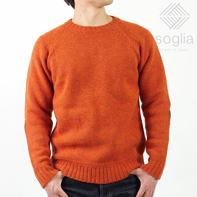 �ں߸˸¤�ۥ��ꥢ Soglia ���ɥΥ� �������� [ FW25] LANDNOAH Sweater ��󥺡���ǥ����� �ȥåץ� ���롼�ͥå� �˥å� ��...