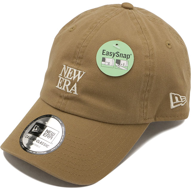 樂天商城 - 【最大100%ポイントバック】ニューエラ キャップ NEW ERA CAP カジュアルクラシック スクエアロゴ [14744727 SS26] Casual Classic SQUARE LOGO メンズ・レディース ユニセックス 帽子 イージースナップ サイズ調整可能 ベージュ 正規取扱店