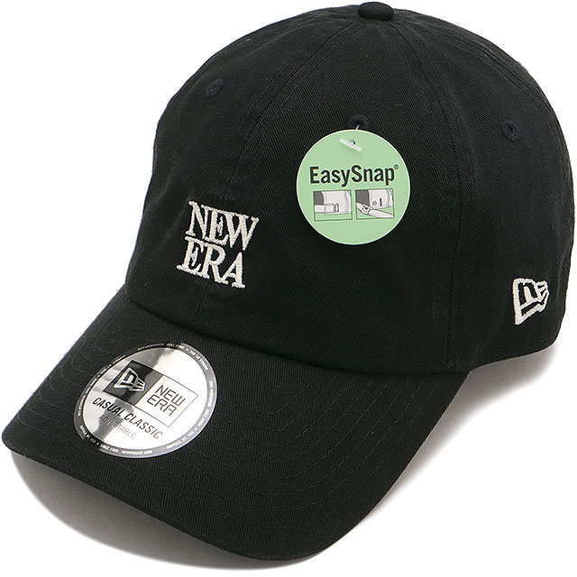 乐天商城 - ニューエラ キャップ NEW ERA CAP カジュアルクラシック スクエアロゴ [14744729 SS26] Casual Classic SQUARE LOGO メンズ・レディース ユニセックス 帽子 イージースナップ サイズ調整可能 ブラック 正規取扱店