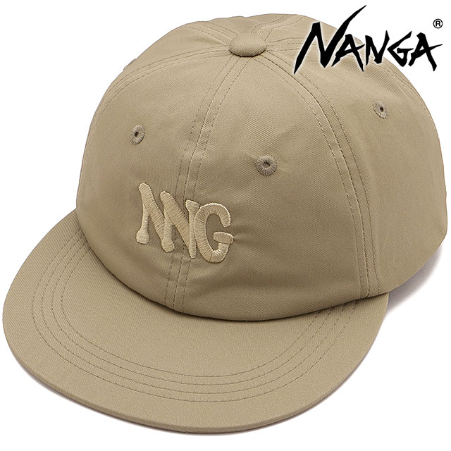 樂天商城 - 【最大100%ポイントバック】ナンガ NANGA コットンツイル NNGロゴキャップ [N2600-3A066A SS26] COTTON TWILL NNG LOGO CAP メンズ・レディース ユニセックス 帽子 フリーサイズ アウトドア ベージュ BEG 正規取扱店