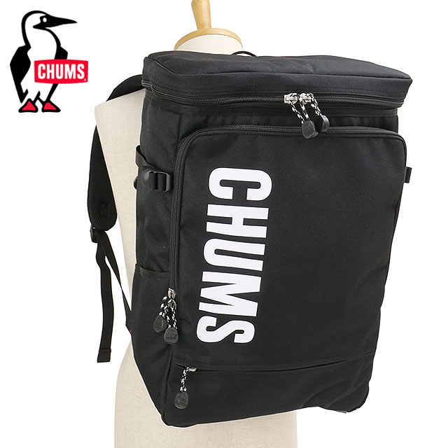 乐天商城 - 【4/30限定 最大P27倍】【先着で限定プレゼント！】チャムス CHUMS リサイクルトップオープンスクエアデイパック [CH60-3919 SS26] 28L Recycle Top Open Square Day Pack メンズ・レディース ユニセックス 鞄 リュック バックパック 黒 Black 正規取扱店【cp】