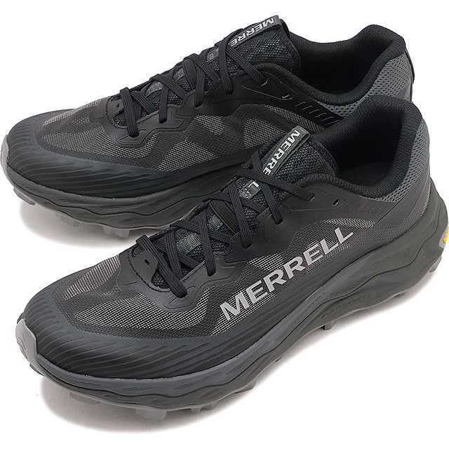 樂天商城 - メレル MERRELL スニーカー メンズ アジリティー ピーク 6 [J00003309 SS26] M AGILITY PEAK 6 トレイルランニングシューズ ビブラム メガグリップソール アウトドア タウン ブラック 正規取扱店