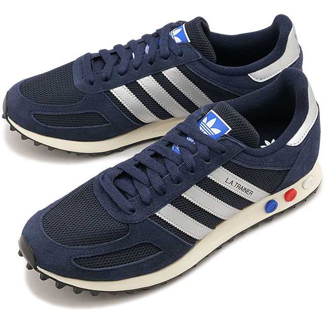 Rakuten - 【20％OFF／SALE】アディダス オリジナルス adidas Originals スニーカー メンズ エルエートレーナー OG [KJ4382 SS26] LA TRAINER OG ローカット ネイビー レジェンドインク/シルバーメタリック/オフホワイト 正規取扱店【ts】【e】