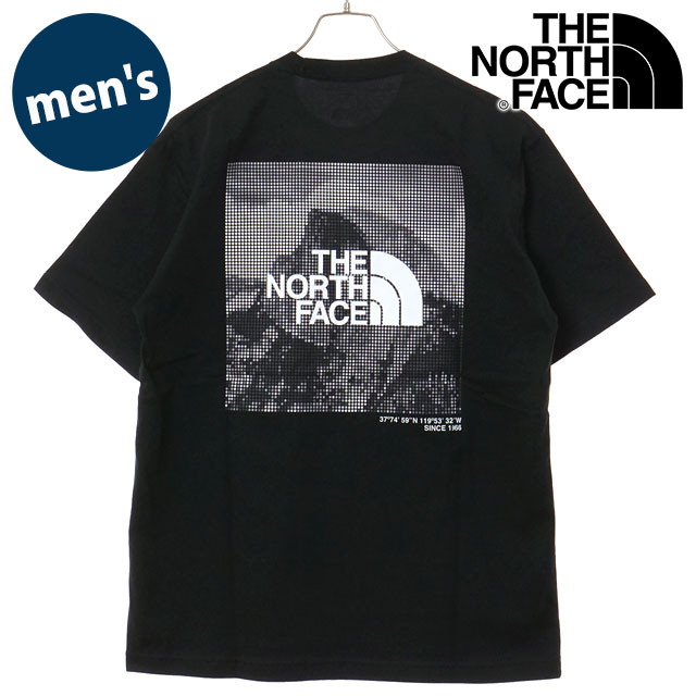 Rakuten - 【最大100%ポイントバック】ザ・ノース・フェイス THE NORTH FACE Tシャツ メンズ ショートスリーブハーフドームデジタルスクエアロゴティー [NT32657-K SS26] S/S Half Dome Digital Square Logo Tee ユニセックス 半袖 吸水速乾 ブラック 【メール便可】 正規取扱店