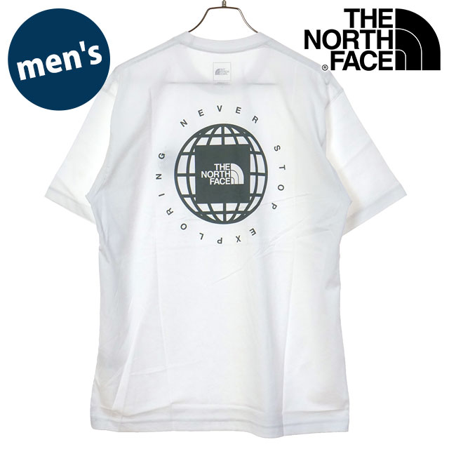 Rakuten - 【最大100%ポイントバック】ザ・ノース・フェイス THE NORTH FACE Tシャツ メンズ ショートスリーブジオススクエアロゴティー [NT32633-W SS26] S/S GEO Square Logo Tee ユニセックス トップス 半袖 吸水速乾 バックプリント 白 ホワイト 【メール便可】 正規取扱店
