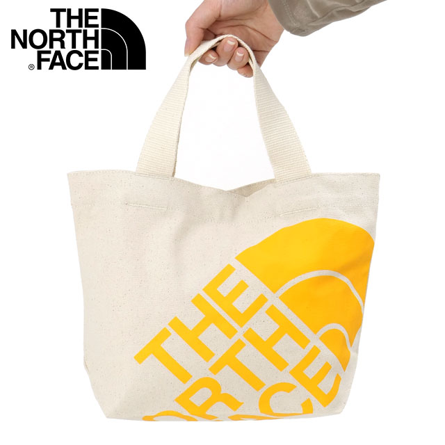 Rakuten - 【最大100%ポイントバック】ザ・ノース・フェイス THE NORTH FACE ランプトートS [NM72609-NS SS26] Ramp Tote S メンズ・レディース 手持ちキャンバストートバッグ オーガニックコットン 白 ナチュラル/サミットゴールド 【メール便可】 正規取扱店