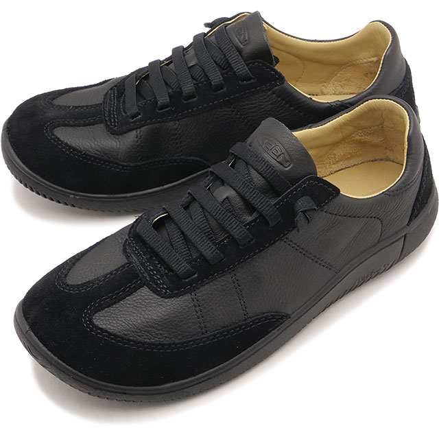 【最大100%ポイントバック】キーン KEEN スニーカー メンズ ケーエヌエックス ティートウ [1030622 SS26] M KNX T-TOE 軽量 タウントラベル レザーシューズ ブラック BLACK/BLACK 正規取扱店