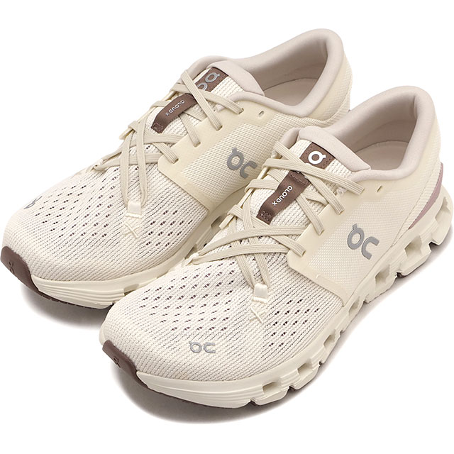樂天商城 - オン On スニーカー ウィメンズ クラウド エックス 4 [3WE30074740 SS26] Cloud X 4 レディース トレーニングシューズ オフィス ジム タウン アーバン ホワイト Ivory/Heron 正規取扱店