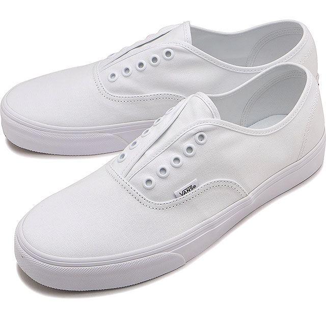 乐天商城 - 【4/25限定 最大P37倍】バンズ VANS スニーカー メンズ オーセンティック ゴア [VN000VA9WWW SS26] Authentic Gore 靴 スリッポン ローカットシューズ ヴァンズ 60周年記念 ホワイト WHITE/WHITE 正規取扱店