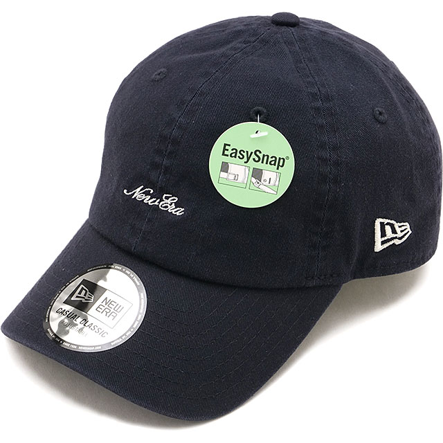 樂天商城 - 【最大100%ポイントバック】ニューエラ キャップ NEW ERA CAP カジュアルクラシック ストラップロゴ [14744717 SS26] Casual Classic STRAP LOGO メンズ・レディース ユニセックス 帽子 イージースナップ サイズ調整可能 ネイビー 正規取扱店