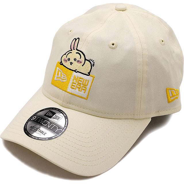 乐天商城 - ニューエラ キャップ NEW ERA CAP ちいかわ うさぎ [14864516 SS26] 9TWENTY CHIIKAWA USAGI BOX メンズ・レディース ユニセックス 帽子 コラボ サイズ調整可能 ホワイト系 ストーン 正規取扱店