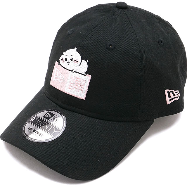 乐天商城 - ニューエラ キャップ NEW ERA CAP ちいかわ [14864518 SS26] 9TWENTY CHIIKAWA BOX メンズ・レディース ユニセックス 帽子 コラボ サイズ調整可能 ブラック 正規取扱店