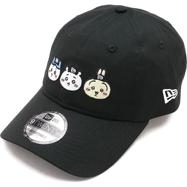 乐天商城 - 【4/30限定 最大P18倍】ニューエラ キャップ NEW ERA CAP ちいかわ [14864520 SS26] 9TWENTY CHIIKAWA メンズ・レディース ユニセックス 帽子 コラボ サイズ調整可能 ブラック 正規取扱店