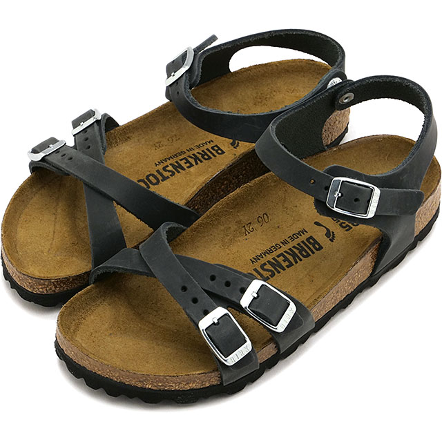 樂天商城 - 【最大100%ポイントバック】ビルケンシュトック BIRKENSTOCK サンダル レディース クンバ [1021487 SS26] KUMBA 靴 ドイツ製 コンフォートサンダル 黒 BLACK | NATURAL-LEATHER-OILED 正規取扱店