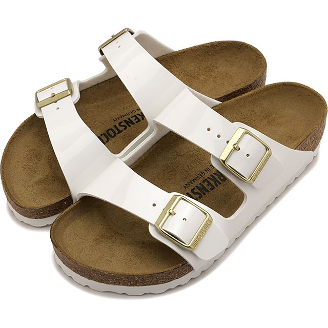 【最大100%ポイントバック】ビルケンシュトック BIRKENSTOCK サンダル レディース アリゾナ [1005293 SS26] ARIZONA 靴 ドイツ製 コンフォートサンダル 白 PATENT-WHITE | BIRKO-FLOR 正規取扱店
