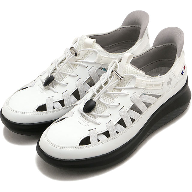 樂天商城 - 【最大100%ポイントバック】ルコック le coq sportif スニーカー レディース LCS マルヌ SS SI [LU6SSN25LZ SS26Q2] LCS MARNE SS SI 靴 軽量 ランニングシューズ 白 WHSL ホワイト/シルバー 正規取扱店