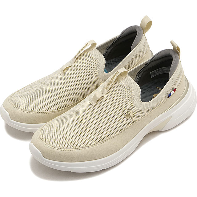 【最大100%ポイントバック】ルコック le coq sportif スニーカー レディース LCS ロレーヌ FK [LU6SSN22LZ SS26Q2] LCS LORRAINE FK 靴 ランニングシューズ ワイド設計(3E相当) BGGD ベージュ/ゴールド 正規取扱店