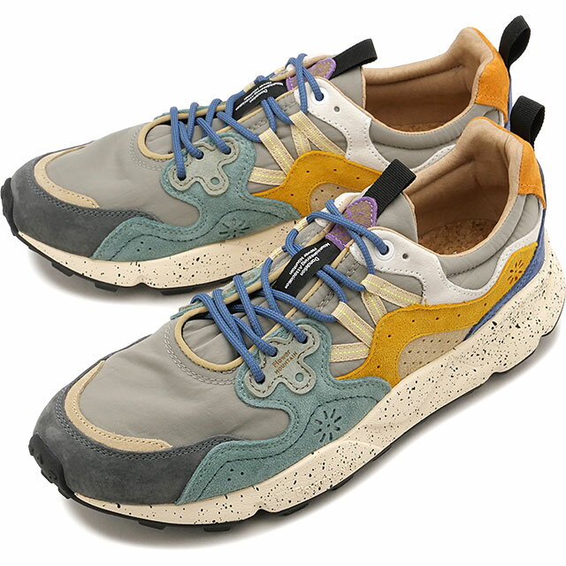 乐天商城 - 【最大100%ポイントバック】返品交換送料無料 フラワーマウンテン Flower MOUNTAIN スニーカー ヤマノスリー [FM63783 SS26] YAMANO3 メンズ・レディース ユニセックス 靴 シューズ ブルー系 Gray/Petrol/Zucca 正規取扱店