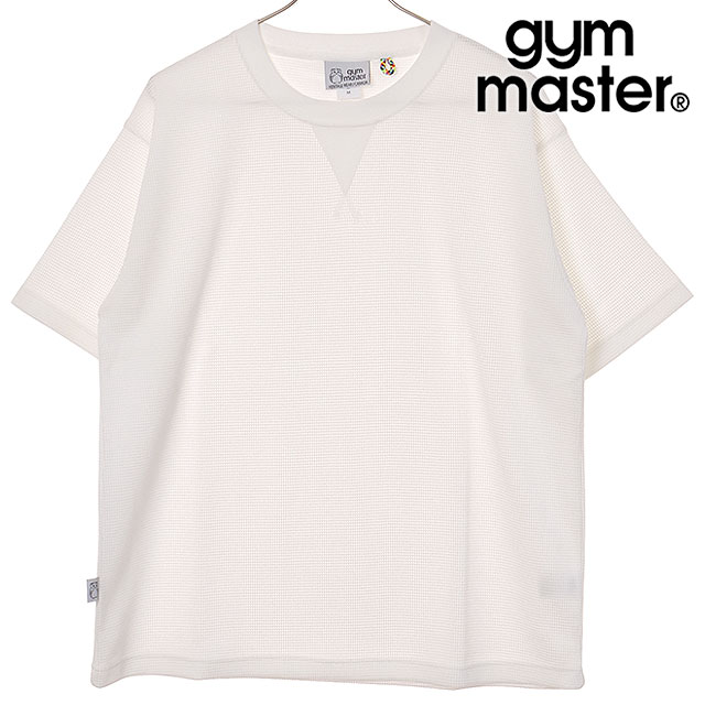 Rakuten - 【最大100%ポイントバック】ジムマスター GYM MASTER メンズ 7.2ozドライワッフルクルーネック [G133780-01 SS26] トップス 半袖Tシャツ 吸水速乾 白 ホワイト 【メール便可】 正規取扱店