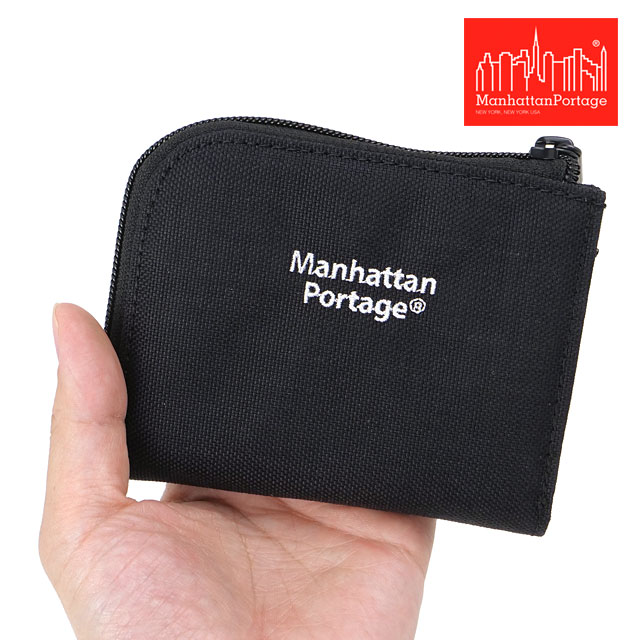 樂天商城 - 【最大100%ポイントバック】マンハッタンポーテージ Manhattan Portage コブルヒル エクスチェンジ ウォレット Ver.2 [MP2007-2 SS26] Cobble Hill Exchange Wallet Ver.2 メンズ・レディース ユニセックス 財布 ミニウォレット 黒 Black 【メール便可】 正規取扱店