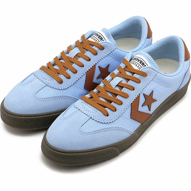 乐天商城 - コンバース CONVERSE レディース スニーカー ロードクラシック SK OX [33702660 SS26] ROADCLASSIC SK OX 靴 スケートボーディング シューズ スケシュー ライトブルー/ブラウン 正規取扱店