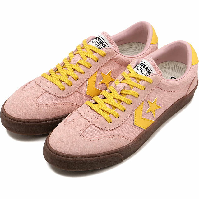 【最大100%ポイントバック】コンバース CONVERSE レディース スニーカー ロードクラシック SK OX [33702662 SS26] ROADCLASSIC SK OX 靴 スケートボーディング シューズ スケシュー ピンク/イエロー 正規取扱店