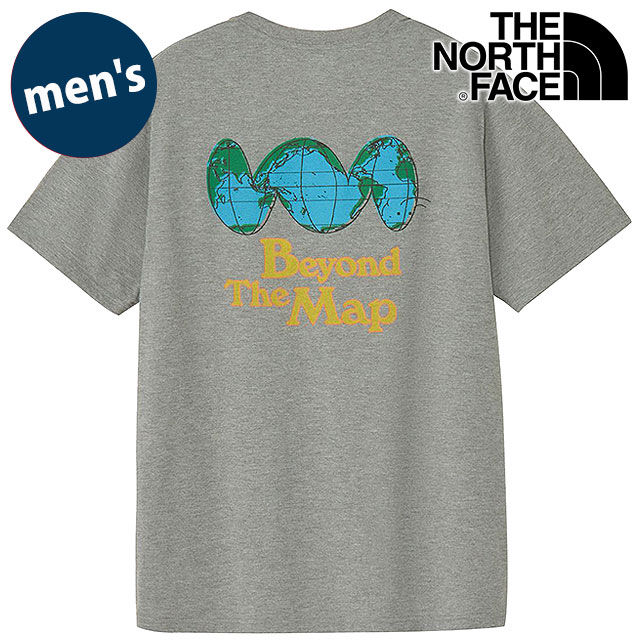 乐天商城 - 【最大100%ポイントバック】ザ・ノース・フェイス THE NORTH FACE Tシャツ メンズ ショートスリーブイーエスビヨンドザマップティー [NT32684-Z SS26] S/S ES Beyond The Map Tee ユニセックス 半袖 パフォーマンスウェア 灰 ミックスグレー 【メール便可】 正規取扱店