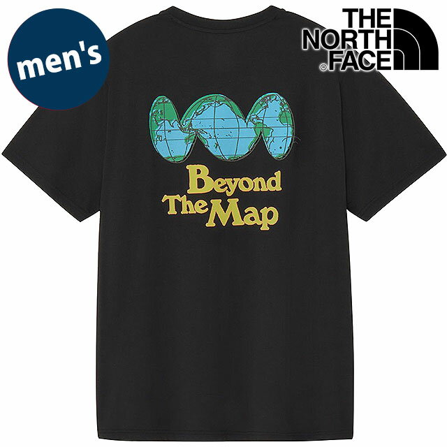 樂天商城 - ザ・ノース・フェイス THE NORTH FACE Tシャツ メンズ ショートスリーブイーエスビヨンドザマップティー [NT32684-K SS26] S/S ES Beyond The Map Tee ユニセックス トップス 半袖 パフォーマンスウェア 黒 ブラック 【メール便可】 正規取扱店