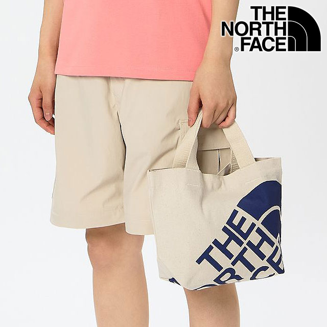 乐天商城 - ザ・ノース・フェイス THE NORTH FACE ランプトートS [NM72609-NB SS26] Ramp Tote S メンズ・レディース 手持ちキャンバストートバッグ オーガニックコットン 白 ナチュラル/ソーダライトブルー 【メール便可】 正規取扱店