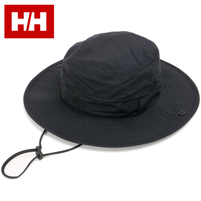 乐天商城 - ヘリーハンセン HELLY HANSEN フィールダーハット [HC92644-K SS26] Fielder Hat メンズ・レディース 帽子 日よけ キャンプ アウトドア 黒 ブラック 【メール便可】 正規取扱店