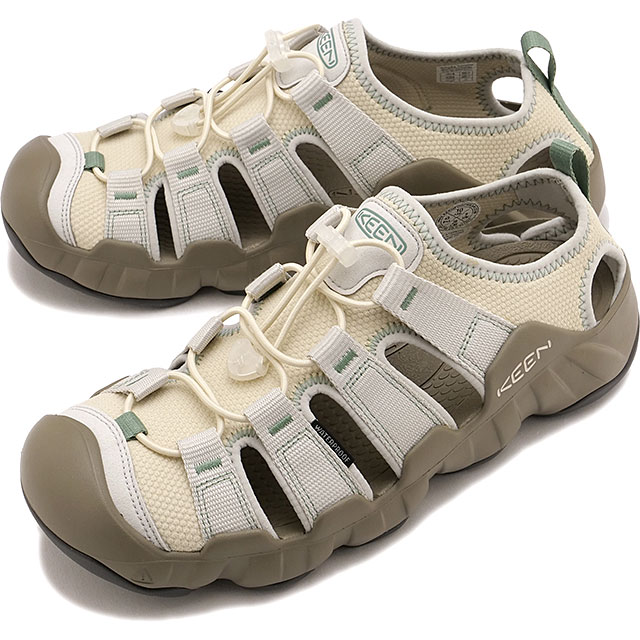 樂天商城 - 【4/25限定 最大P37倍】キーン KEEN スニーカーサンダル メンズ ハイパーポート エイチツー [1031739 SS26] M HYPERPORT H2 キャンプ アウトドア タウン トラベル シューズ ホワイト系 BRINDLE/VAPOR 正規取扱店