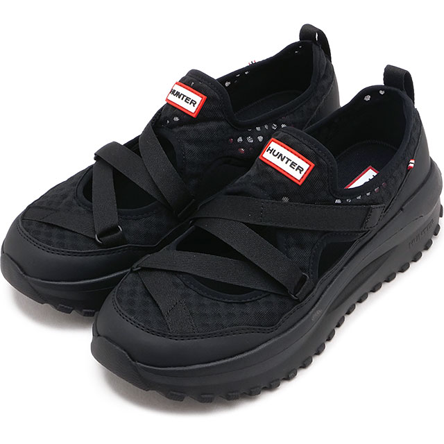 乐天商城 - 【4/30限定 最大P27倍】ハンター HUNTER ウィメンズ トラベル フロー メリージェーン バレリーナ [WFF3123MSH SS26] WOMENS TRAVEL FLOW MARY JANE TRAINER レディース スニーカーサンダル アウトドアシューズ ブラック BLACK 正規取扱店